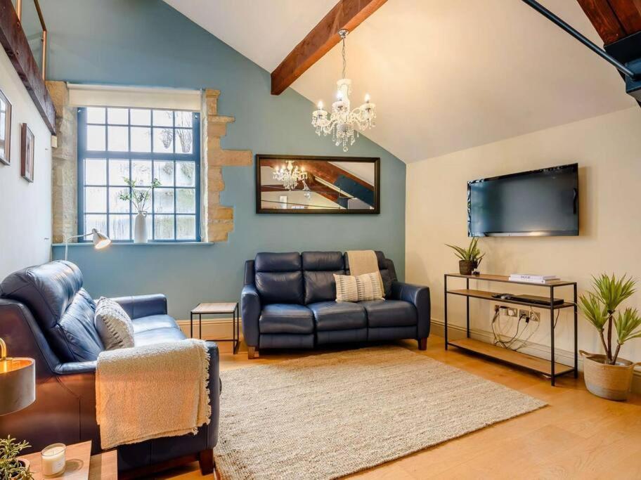Ferienwohnung Woodmill Bakewell Riverside Exterior foto